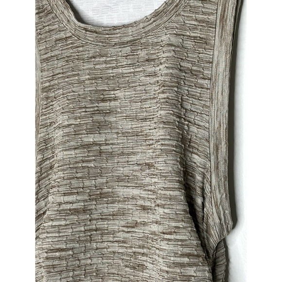 NWT Halara Womens Round Neck Sleeveless Ruched Dress Medium Bodycon Midi Casual - Picture 10 of 12